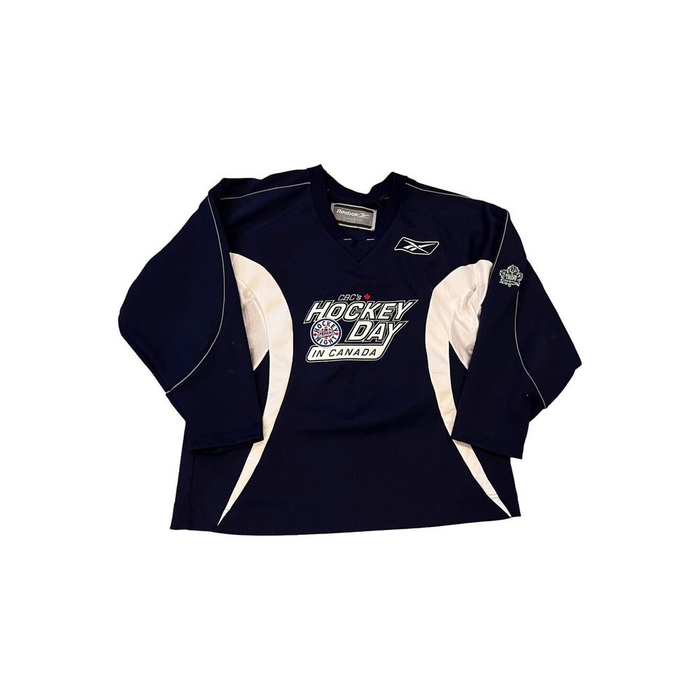 Official CBC Hockey Night In Canada Rocky #17 Reebok Jersey Adult Size Large